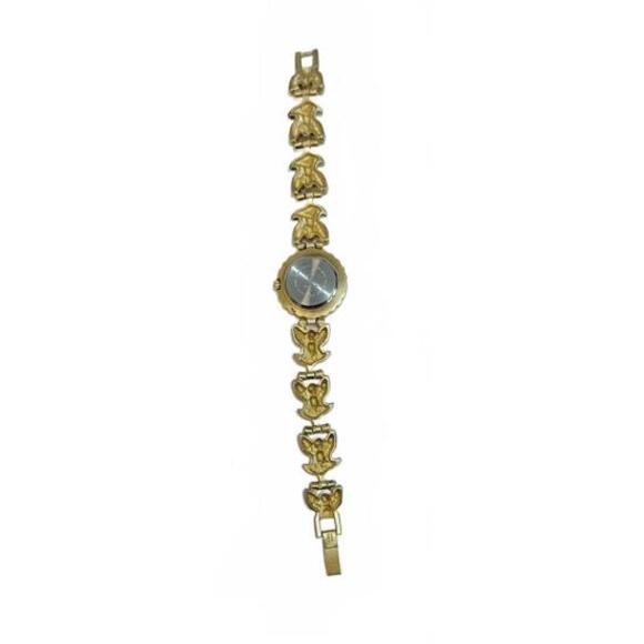 Vintage Vivani Quartz Watch Bracelet With Beautiful Gold Tone Angel Motif main image 6